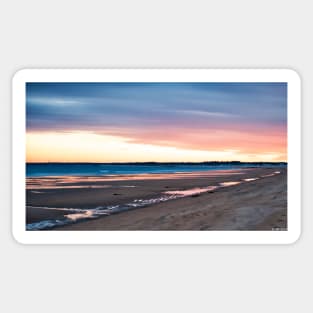 Winter Beach Sticker